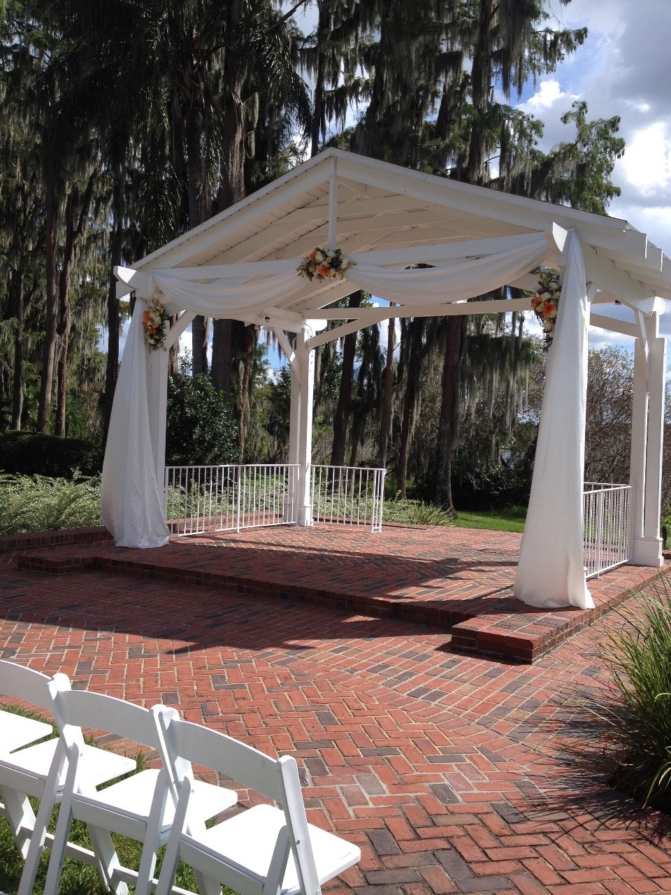 Gazebo decoration at Cypress Grove (C)